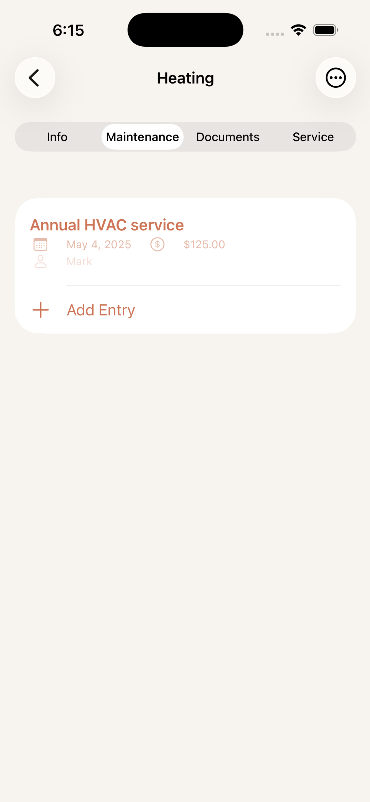 Hearth — maintenance details